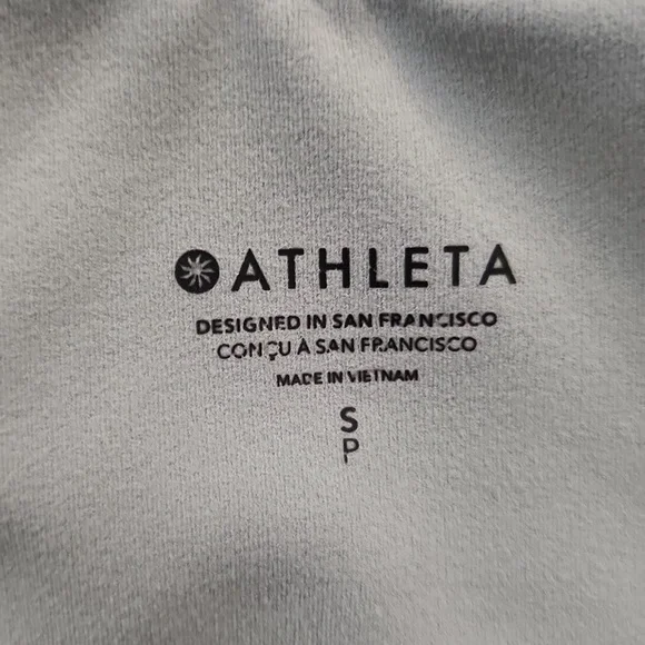 Athleta Conscious Crop Printed Small A-C Iris Floral - Picture 4 of 5